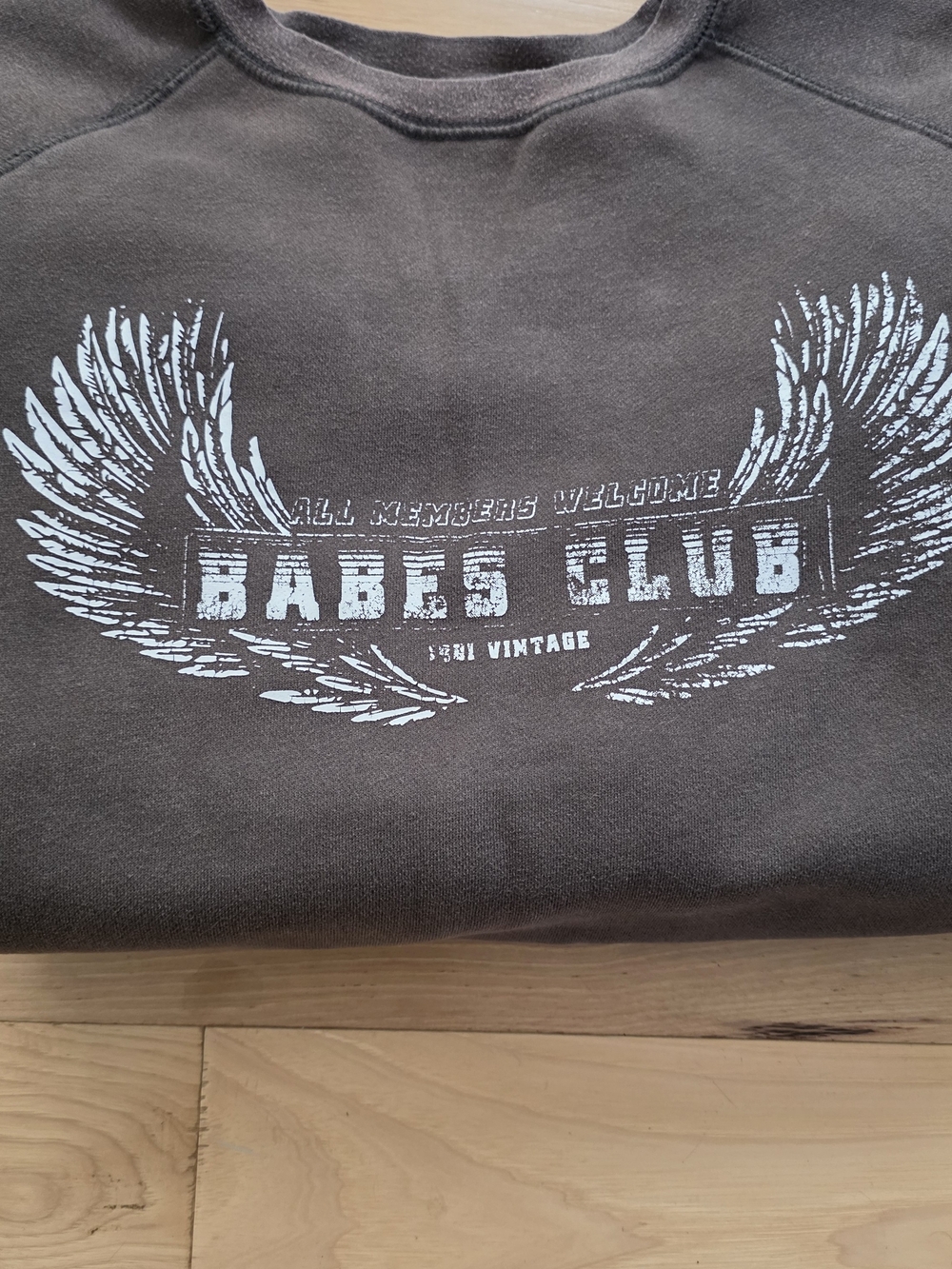 Women's Girlfriend Crew Vintage Grey